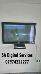 TV wall mounting Installation TV bracket fitting, CCTV & Burglar Alarm system thumb 4