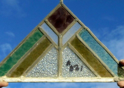 Antique Glass Suncatcher Deco