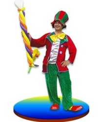 Kids Clown Mascot Children's Entertainer Magician Balloon Modeller Birthday Party Hire Face Painter thumb-24215