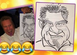 Caricature Entertainment Is a Fun Alternative to Photobooths and Magic Mirrors at Weddings & Parties thumb-24235