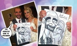 Caricature Entertainment Is a Fun Alternative to Photobooths and Magic Mirrors at Weddings & Parties thumb 6