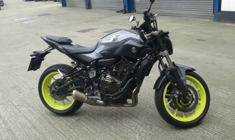  Yamaha MT07 restricted A2 license capable  0