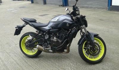  Yamaha MT07 restricted A2 license capable