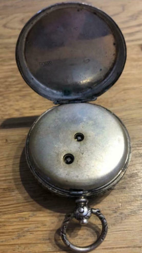 Antique Silver Pocket Watch 1880  2