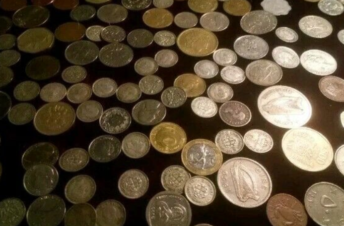 Several Dozen Coins From Various Worldwide Countries. Some Rare & Antique Ones.  7