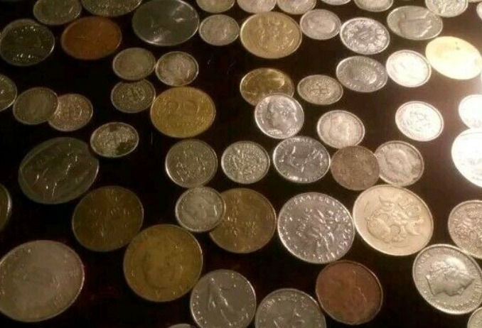 Several Dozen Coins From Various Worldwide Countries. Some Rare & Antique Ones.  8
