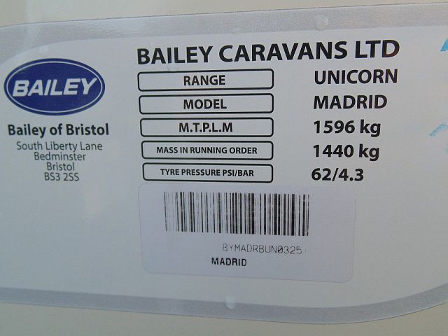  2011 Bailey Unicorn Madrid  8
