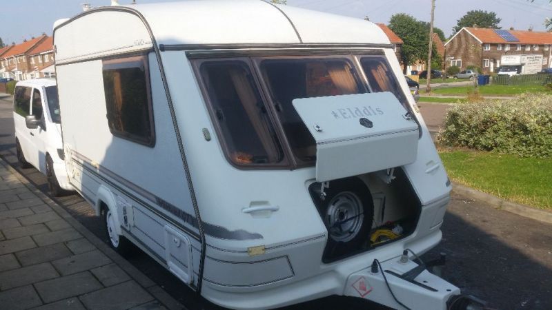  1998 eldis wirlwind gtx 2 berth touring caravan  7