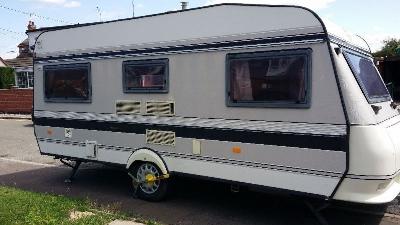  1991 Hobby prestige 495 caravan 5 berth