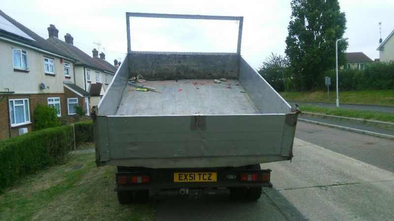  2001 Ford transit crew cab tipper may swap for a van  3
