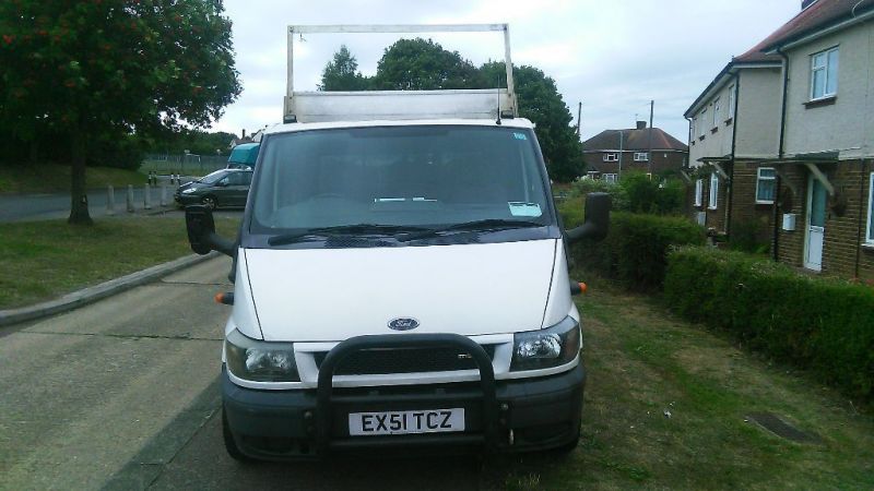  2001 Ford transit crew cab tipper may swap for a van  2