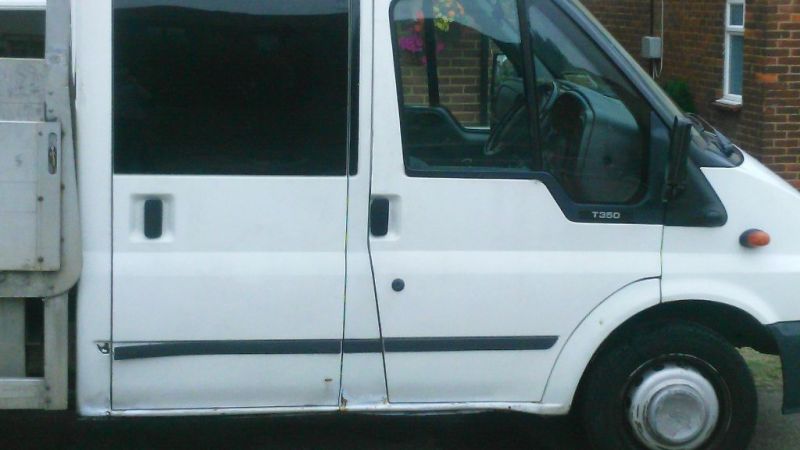 2001 Ford transit crew cab tipper may swap for a van  4