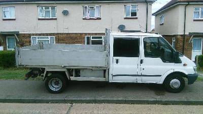  2001 Ford transit crew cab tipper may swap for a van thumb 2