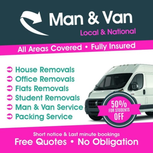 Man and Van Removals & Courier Services  0
