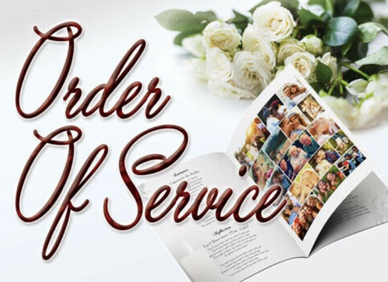 Funeral Order of Service Print  0