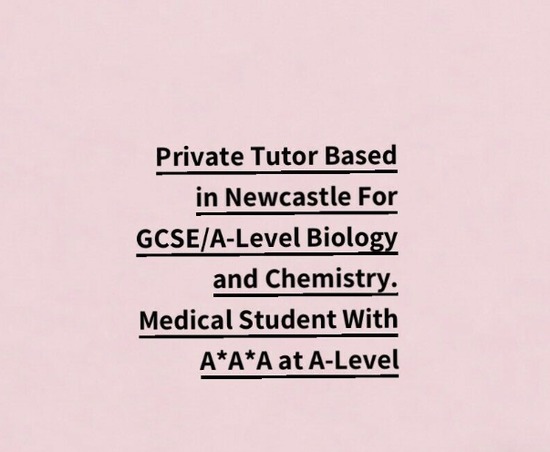 Private Tutor for A-Level or GCSE Biology and Chemistry  0