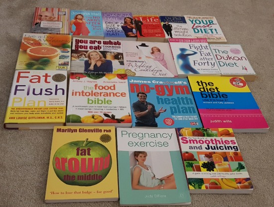 Joblot of Health Exercise Training Food Books Weight Loss  0