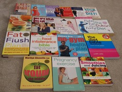 Joblot of Health Exercise Training Food Books Weight Loss