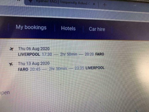 Liverpool to Faro Flight Tickets  0