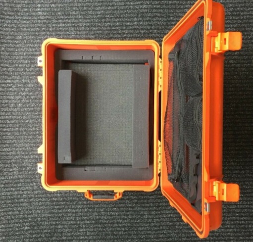 Orange Peli 1560 Protective Travel Case + Foam + Lid Organiser  2
