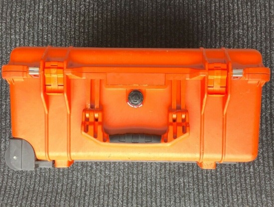 Orange Peli 1560 Protective Travel Case + Foam + Lid Organiser  3