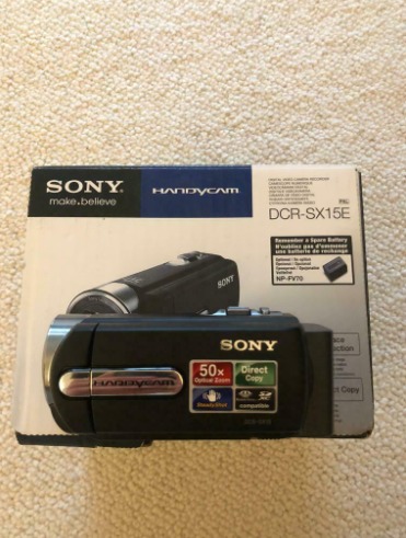 Sony Handycam dcr sx15E, Video Recorder, Camera  0