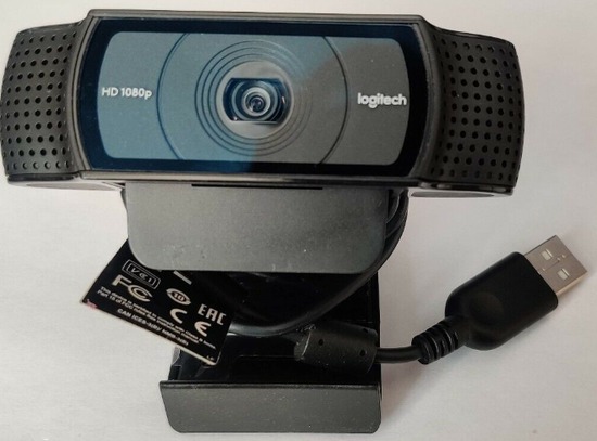 Logitech, C920 HD Pro Webcam, Full HD 1080p  0