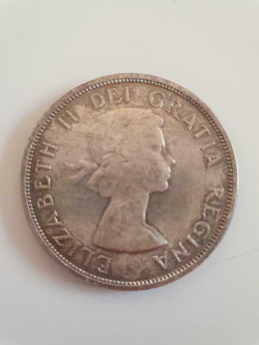 Canadian Silver Dollar 1957  1