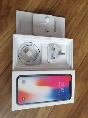 iPhone X Box only with Original Sealed Accessories  0