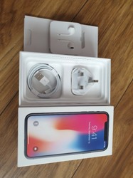 iPhone X Box only with Original Sealed Accessories