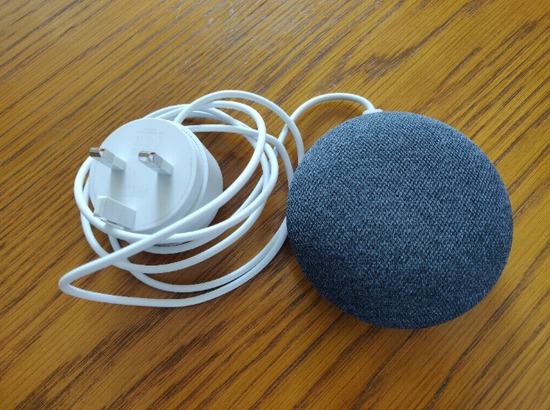 Google Home Mini Smart Speaker - Charcoal  0
