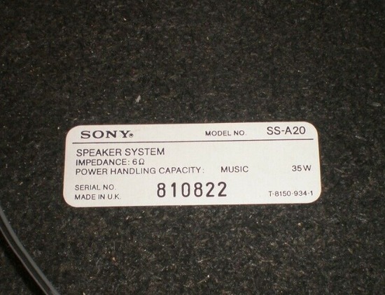 Sony 2-Way Hi-Fi Stereo Speaker System  3