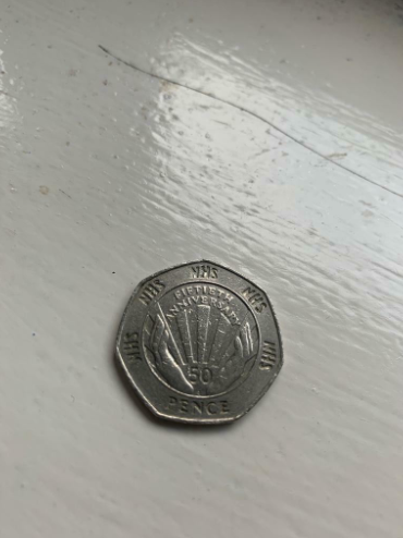 Rare Nhs 50Th Anniversary 50p Coin  0
