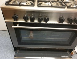Stainless Steel / 5 Burner Cook Electric and Gas Large Oven thumb-44632