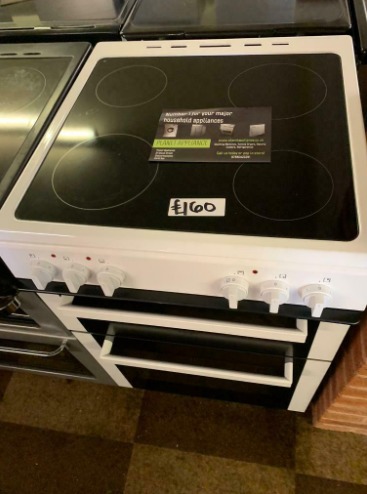 60cm White Bush Electric Cook with Guarantee  1