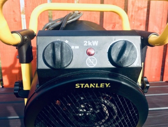 Heater Stanley Framed Fan Heater Hot and Cold 2 kW  3