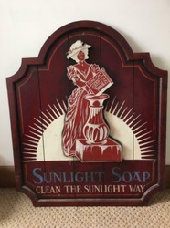 Sunlight Soap Wooden Advertising Board thumb 2