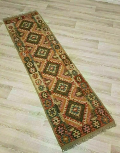 A Kelim Hall Runner Rug (Delivery Available)  0