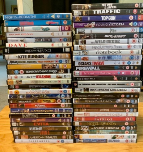 Selection of 50 Movie DVDs  0