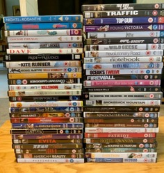 Selection of 50 Movie DVDs
