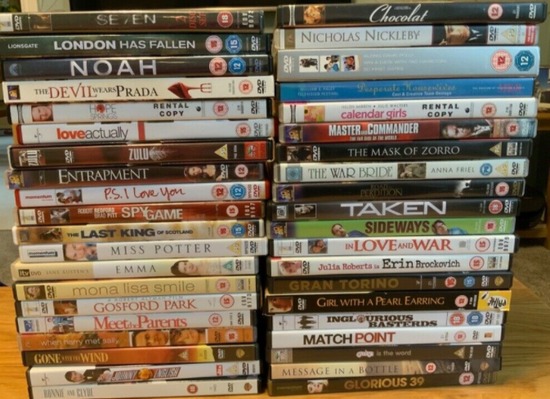 Selection of Forty Movie DVDs  0
