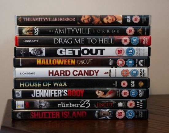 10+ Horror, Thriller, Paranormal Movies DVDs Job Lot Bundle  1