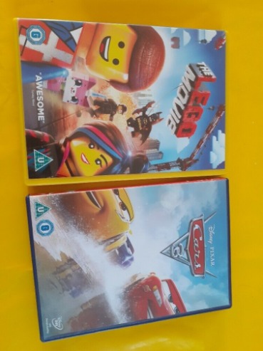 Cars 3 and The Lego Movie DVDs  0