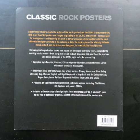 Classic Rock Posters Book - Very Good Condition  1