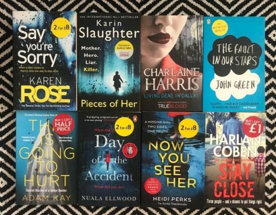 Crime Thriller Books X 7 - New or as New  0