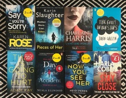 Crime Thriller Books X 7 - New or as New