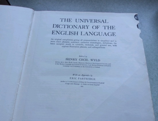 Universal English Dictionary 1960 by Henry Cecil Wyld  3