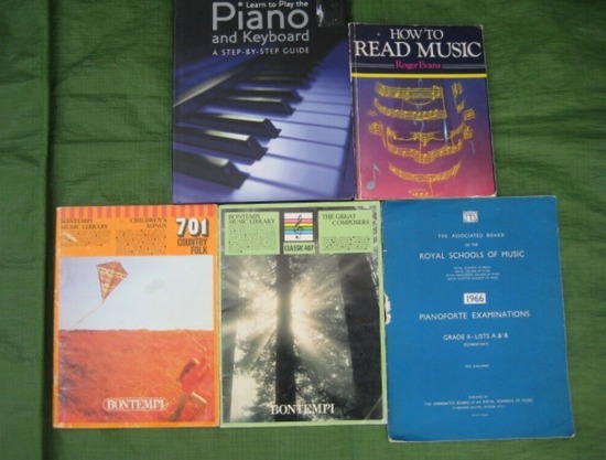 5 MUSIC Books for £5.00  0