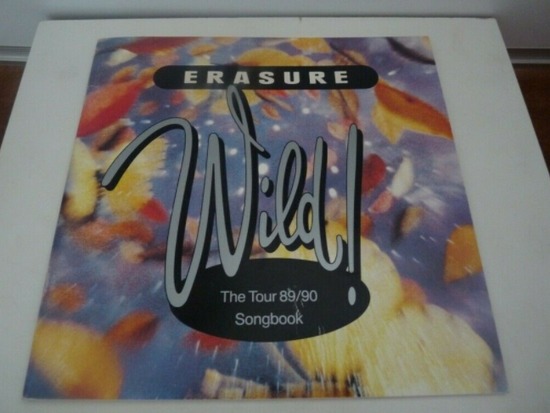 Erasure Wild Tour 1989/90 Song Book & 3 Used Tickets  2