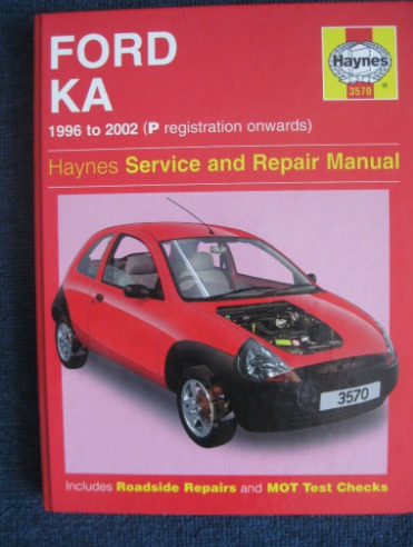 Ford Ka Haynes Manual Diy Service and Repair Manual Book  0